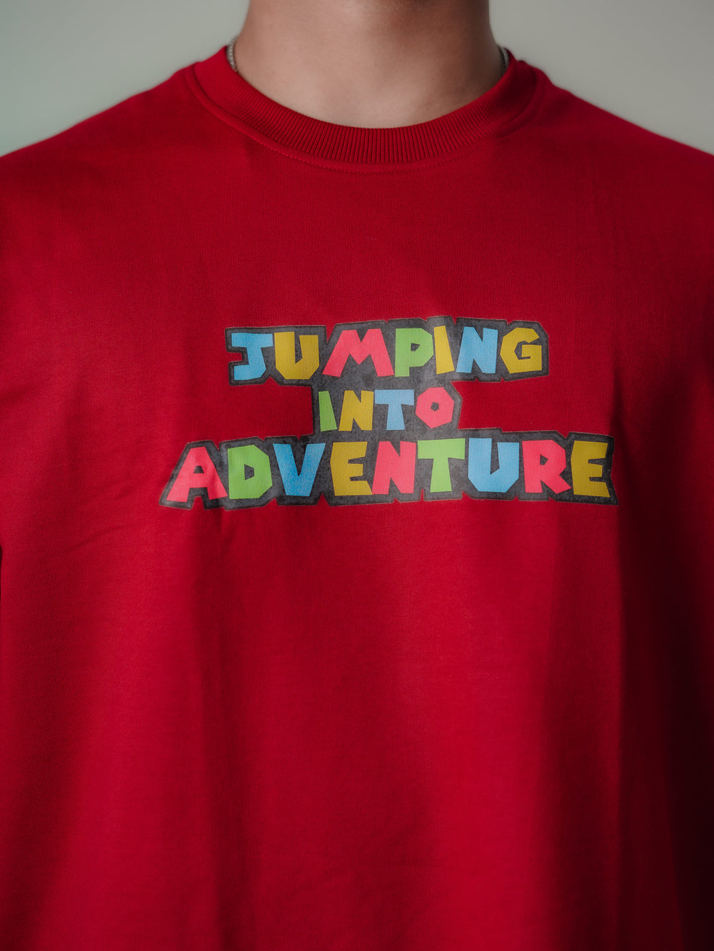Jumping into adventure! Oversized T-shirt Men